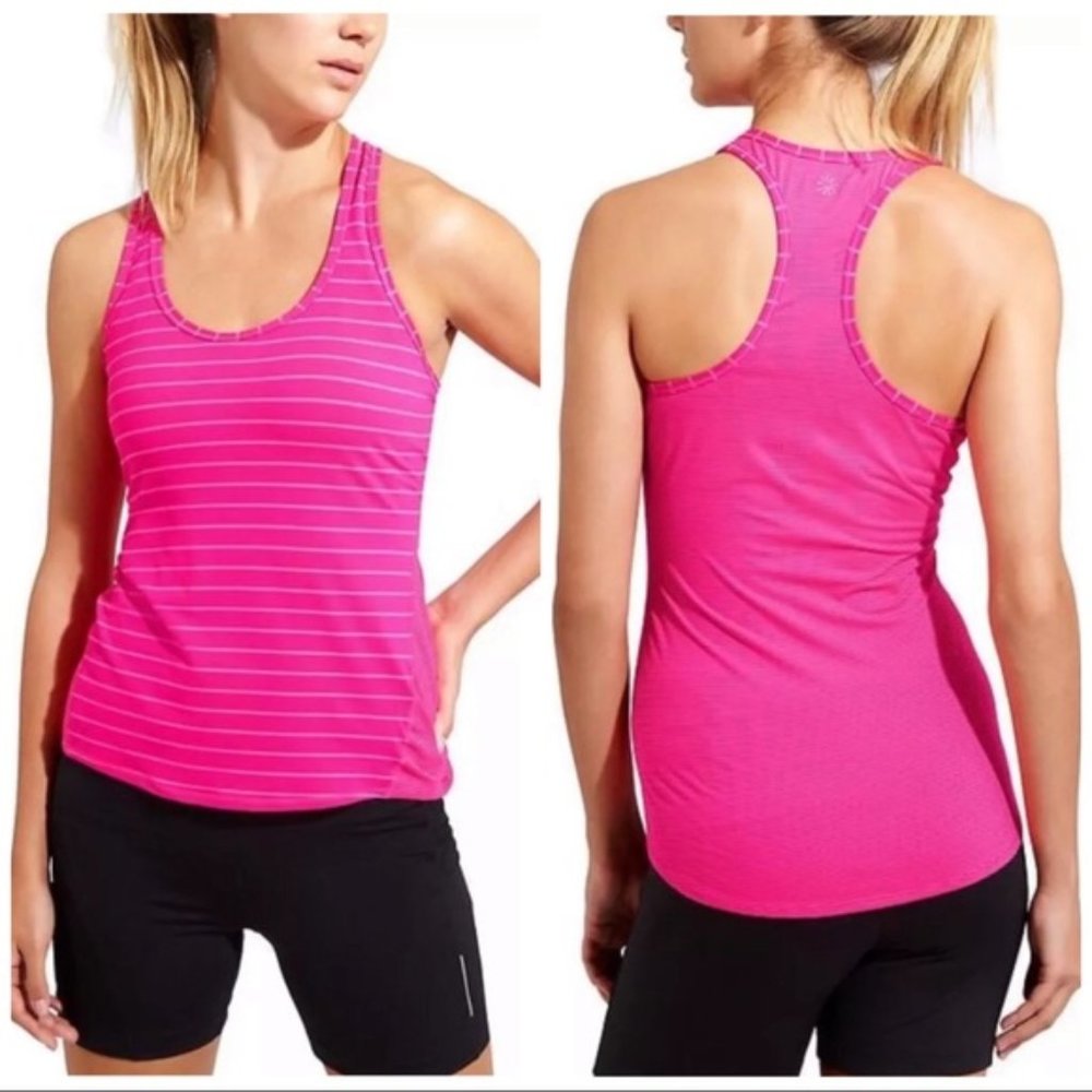 Athleta Racerback Chi Tank XS Varied Stripe